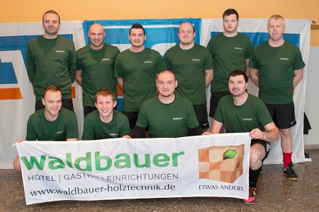 Mannschaftsfoto Waldbauer Holztechnik Fußballturnier Fürstenstein 2016