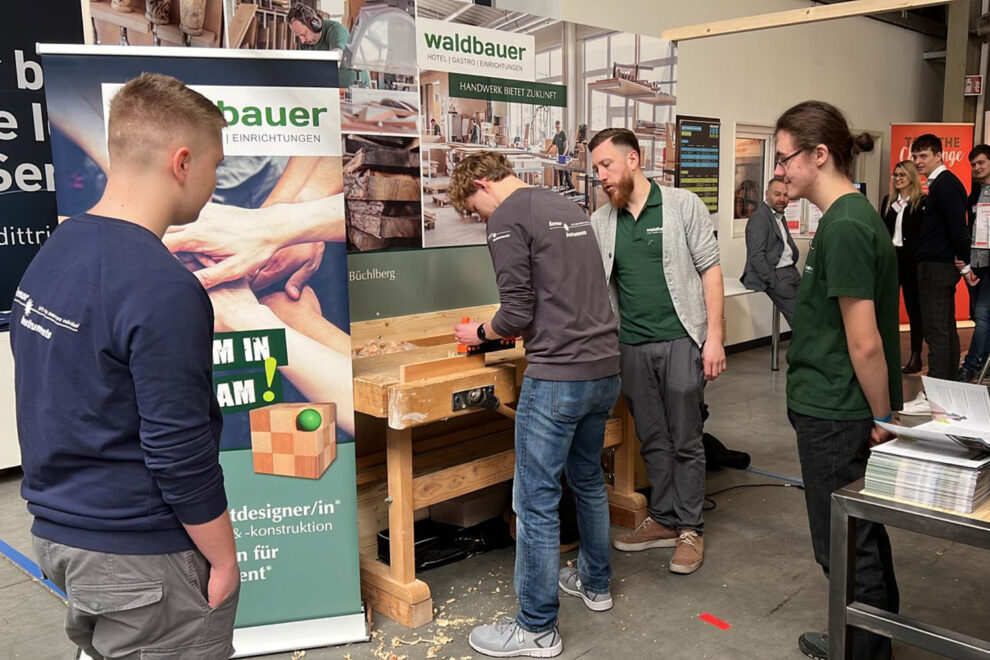 Waldbauer auf der Ausbildung- & Jobmesse HoamatJob in Eging