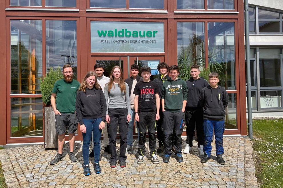 Ausbildungs-Schnuppertag im April 2024 bei Waldbauer in Büchlberg